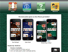 Tablet Screenshot of headsup-holdem.com